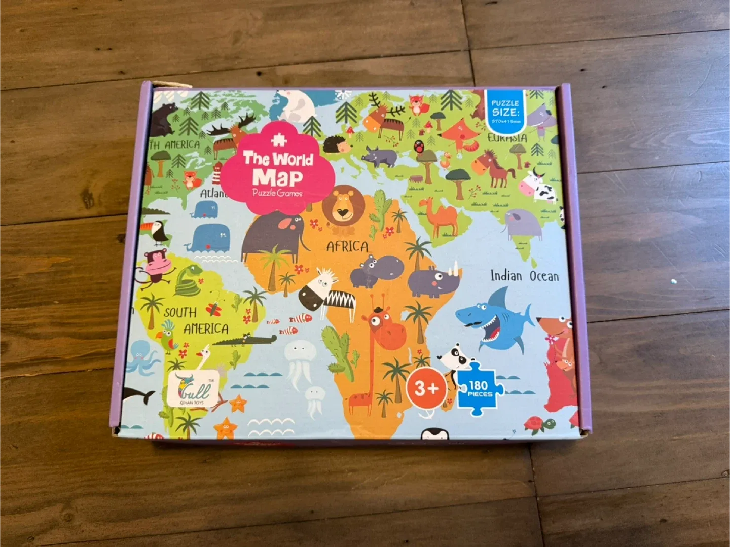 The World Map Kids Puzzle