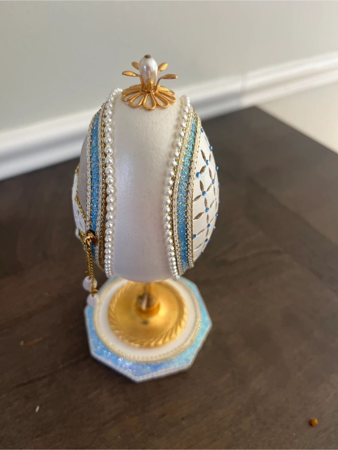 Decorative Egg Trinket Box - photo 3