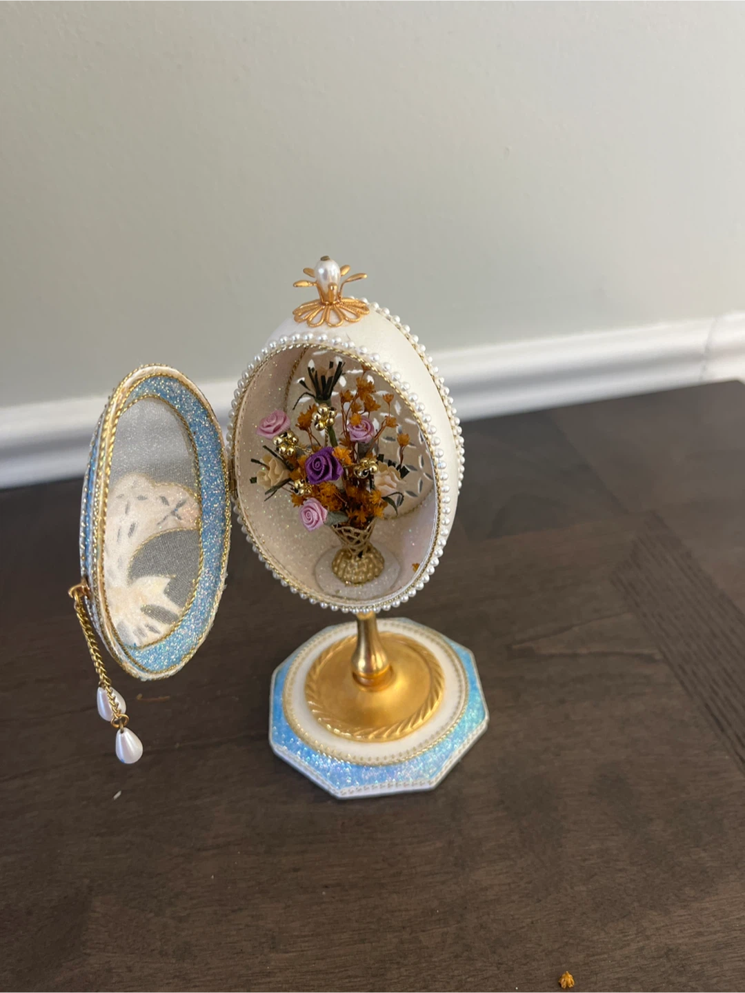 Decorative Egg Trinket Box - photo 2