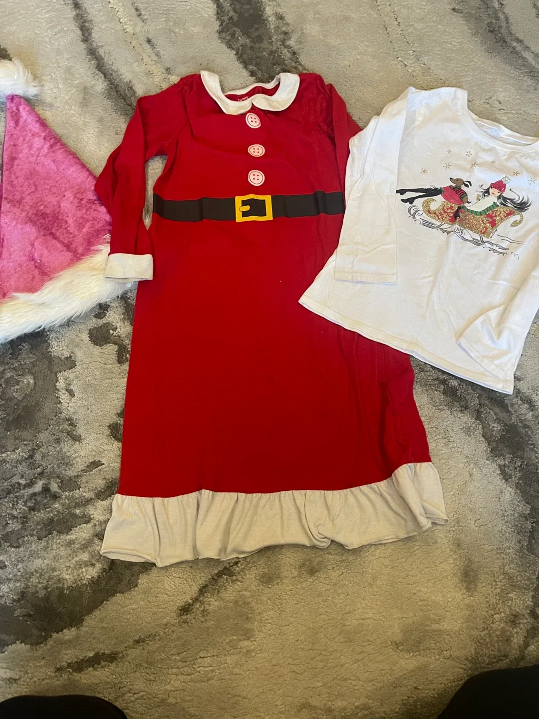 Size 5-7 Christmas girls pj bundle