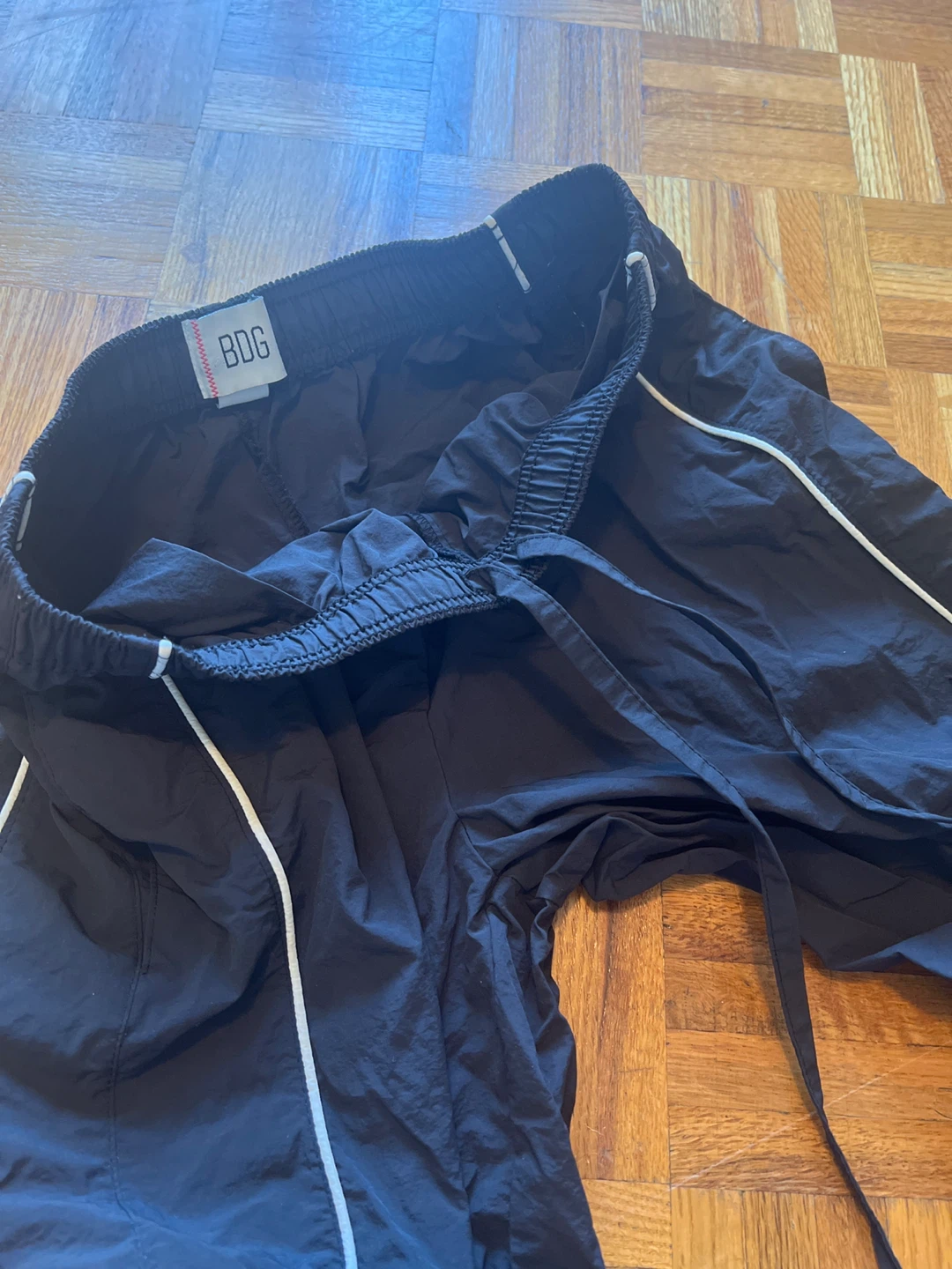 BDG Urban Outfitters Baggy Black Track Pants - photo 4