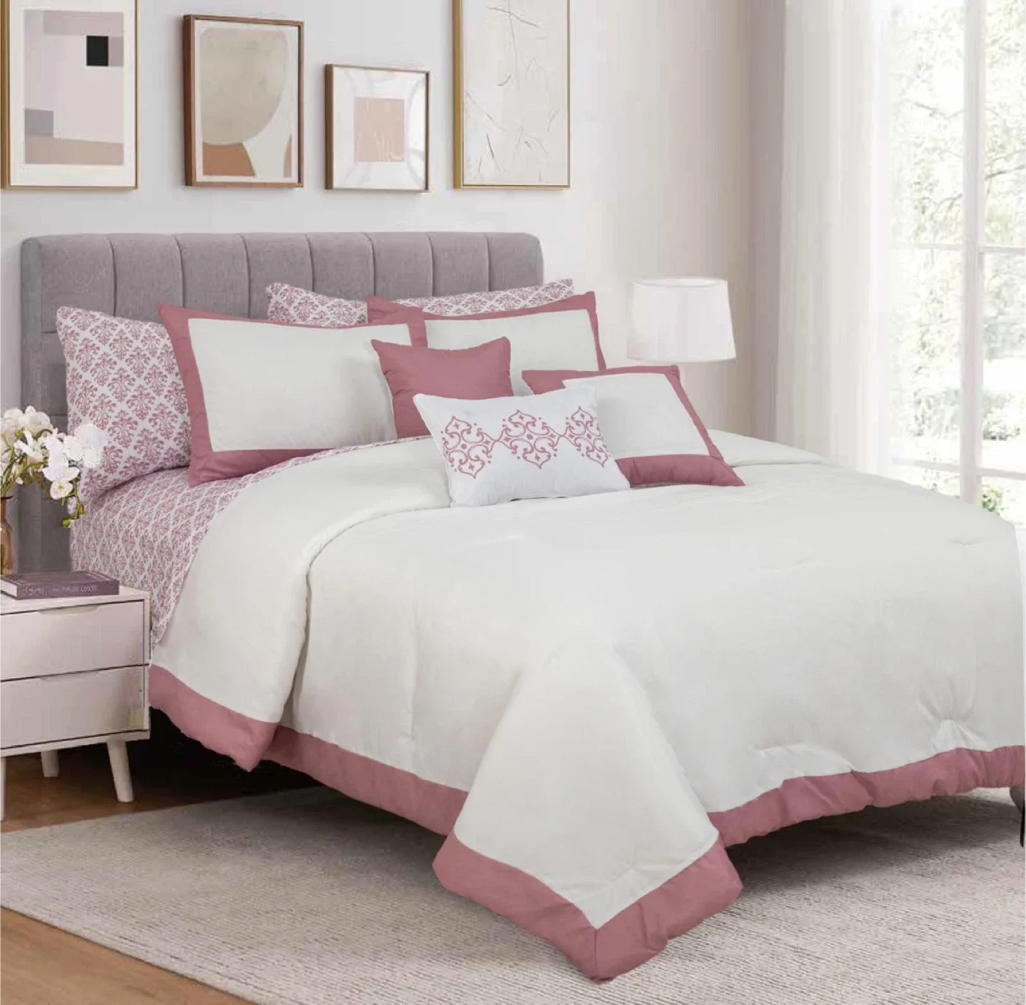 ✨ HOTEL COLLECTION – 10 PCS LUXURY COMFORTER SET ✨