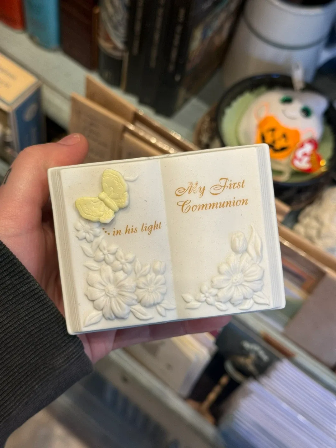 Vintage 1996 My First Communion Trinket Box