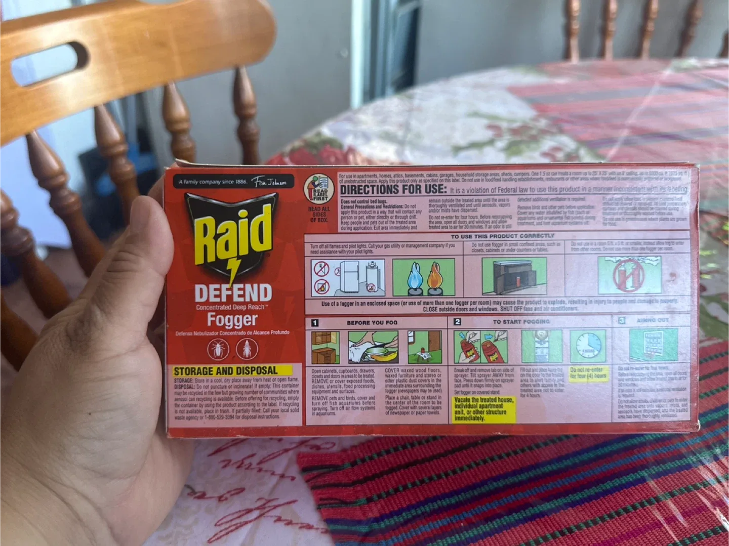 Raid Defend Fogger 4-Pack image indicator(2)