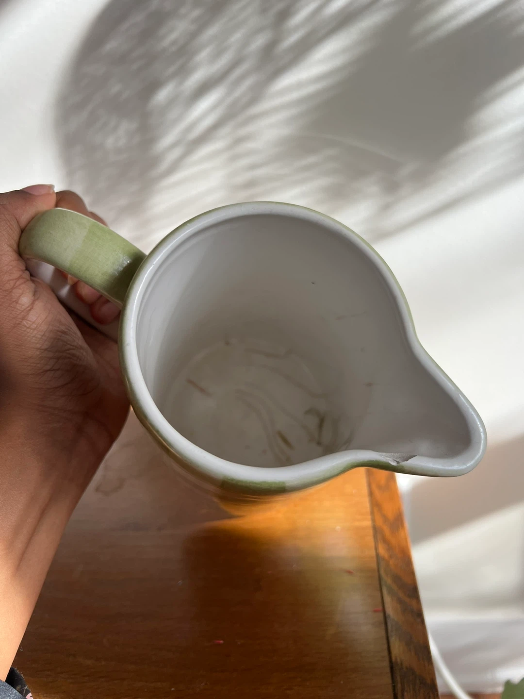 Green & White Checkered Pitcher - photo 3