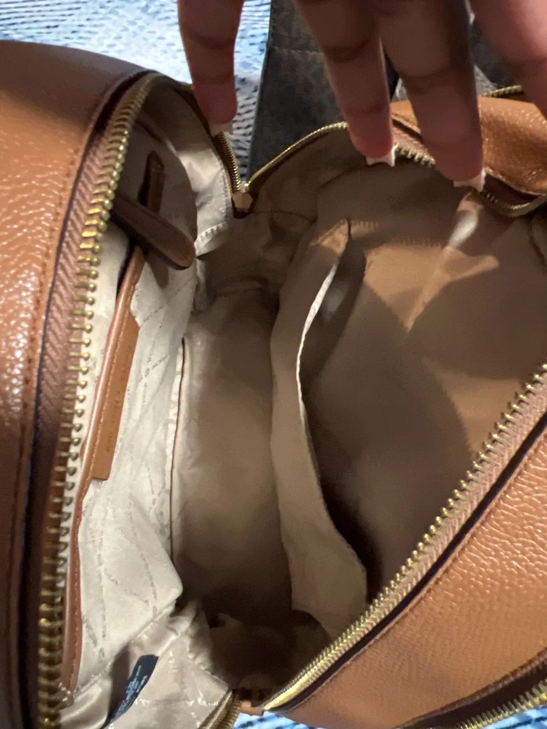 Michael Kors Brown Mini Backpack image indicator(2)