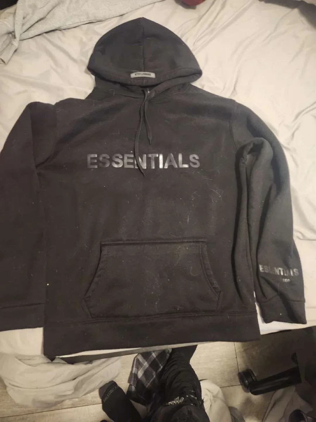 Essentials Black Hoodie