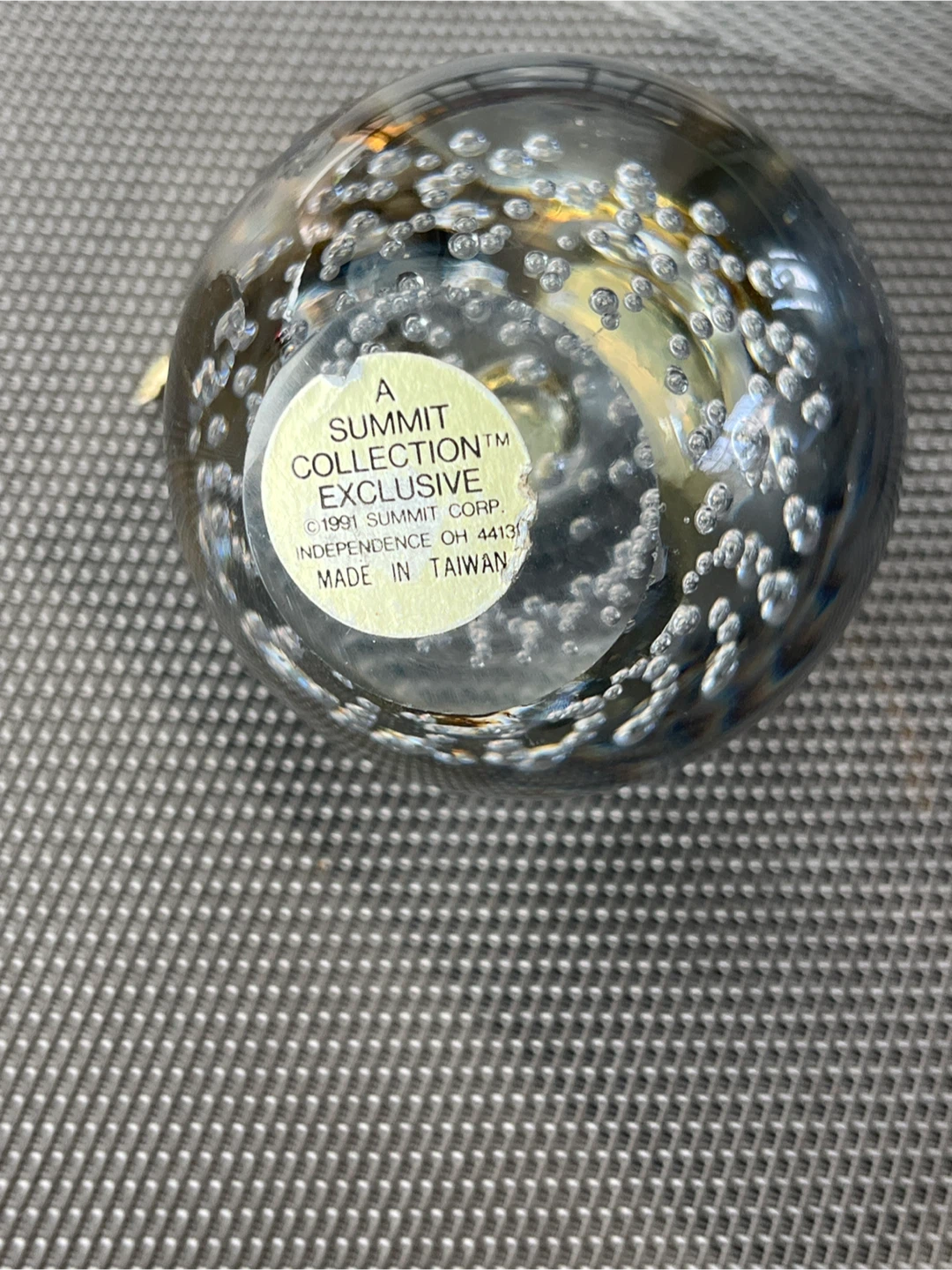 Summit Collection Glass Apple Paperweight - photo 2