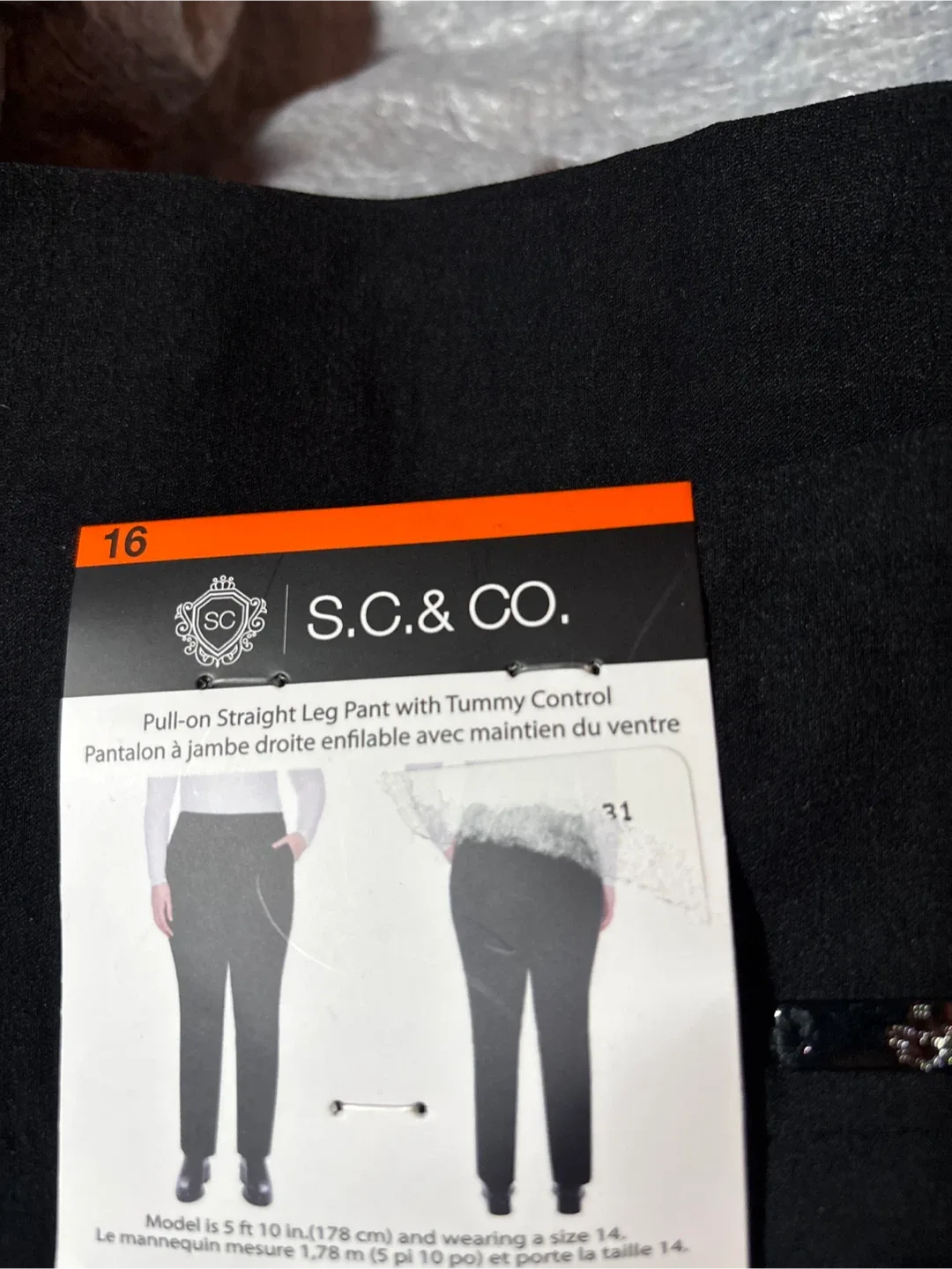 2 pairs S.C. & CO. Pull-on Straight Leg Pants - Size 16 image indicator(2)