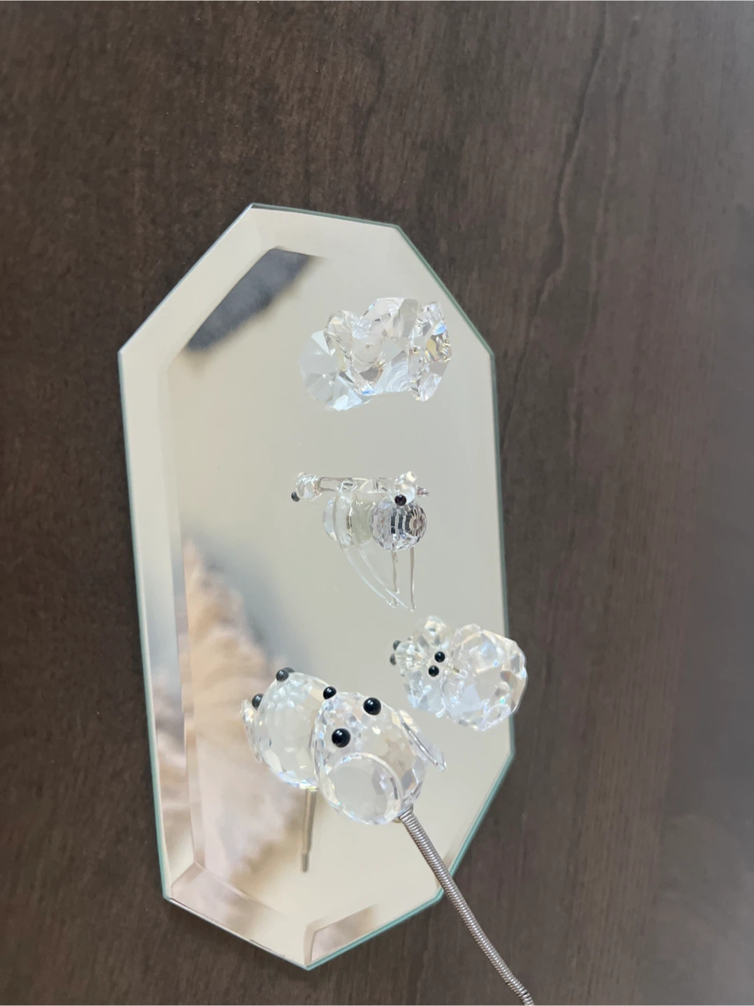 Swarovski Crystal Mouse Figurine Set - photo 2