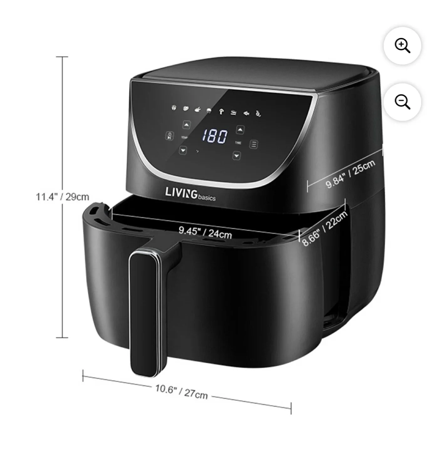 Living Basics 5.7L Digital Air Fryer image indicator(3)