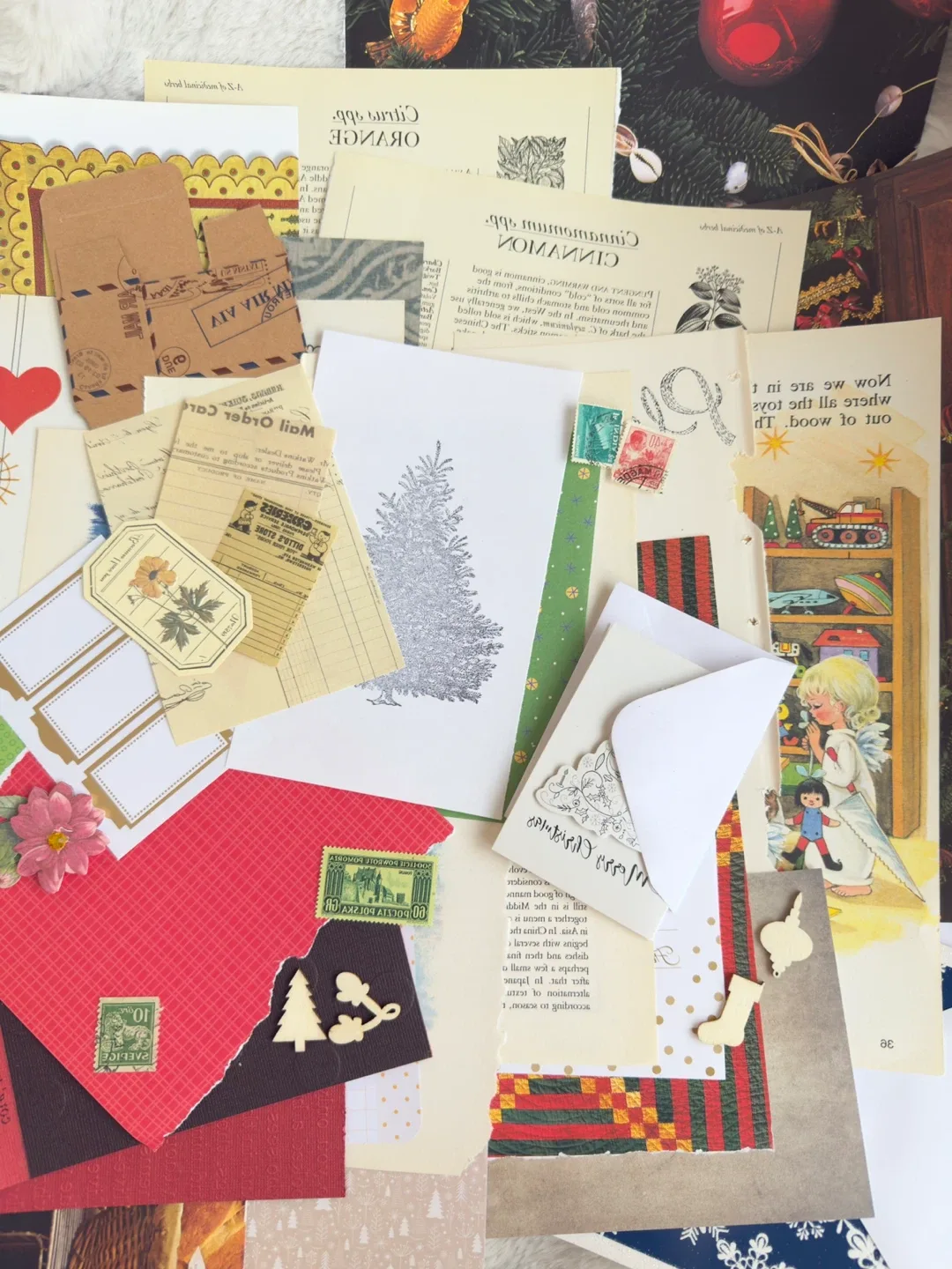 Vintage Christmas Ephemera Craft Bundle image indicator(2)