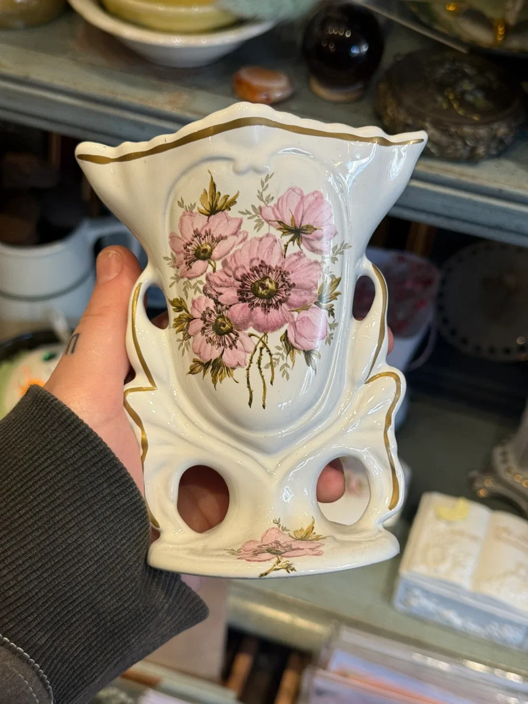 Sylor Brux Porcelain de Bruxelles Vase