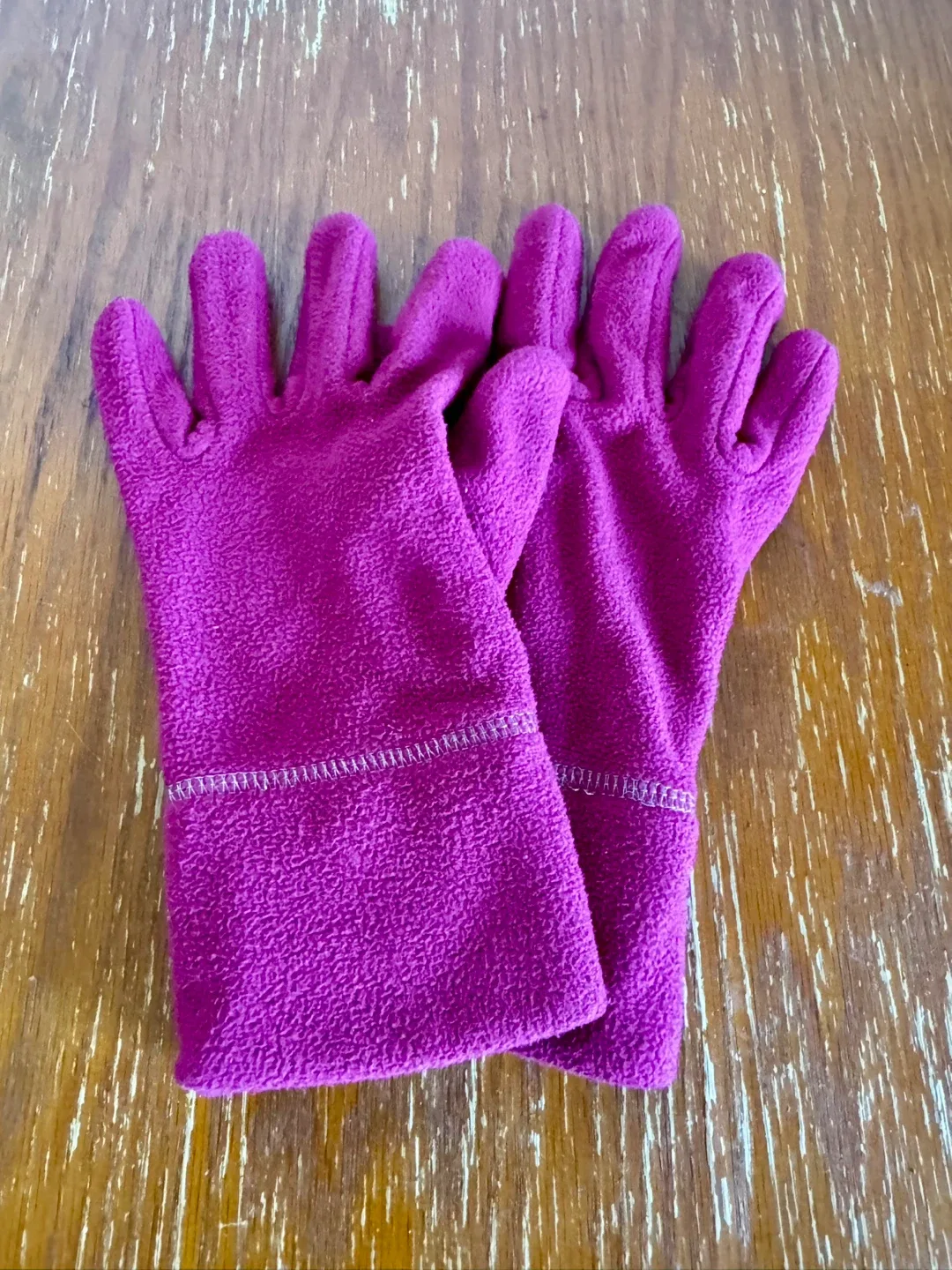 Purple Fleece Gloves image indicator(2)
