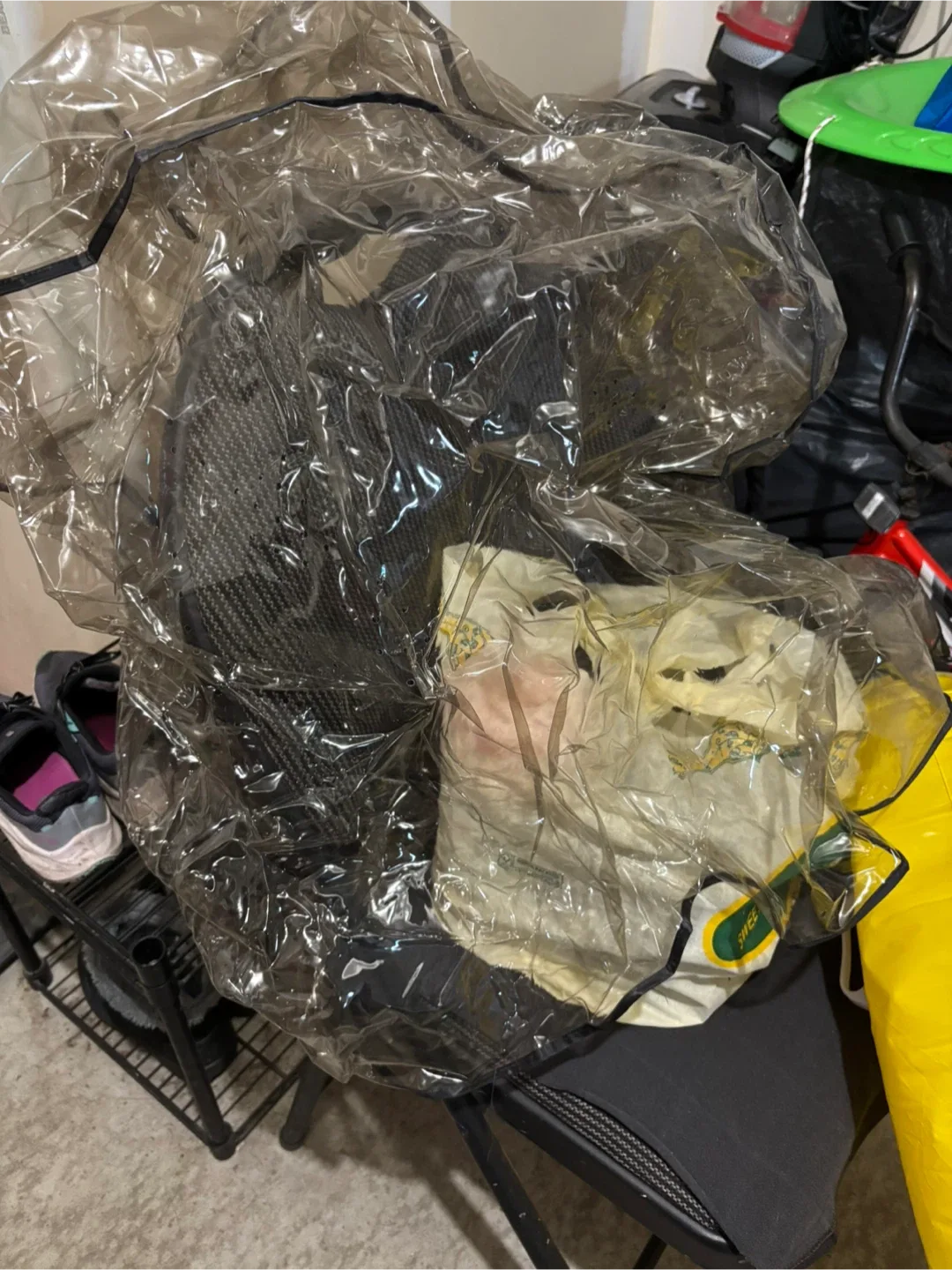 Rain cover for car seat or stroller