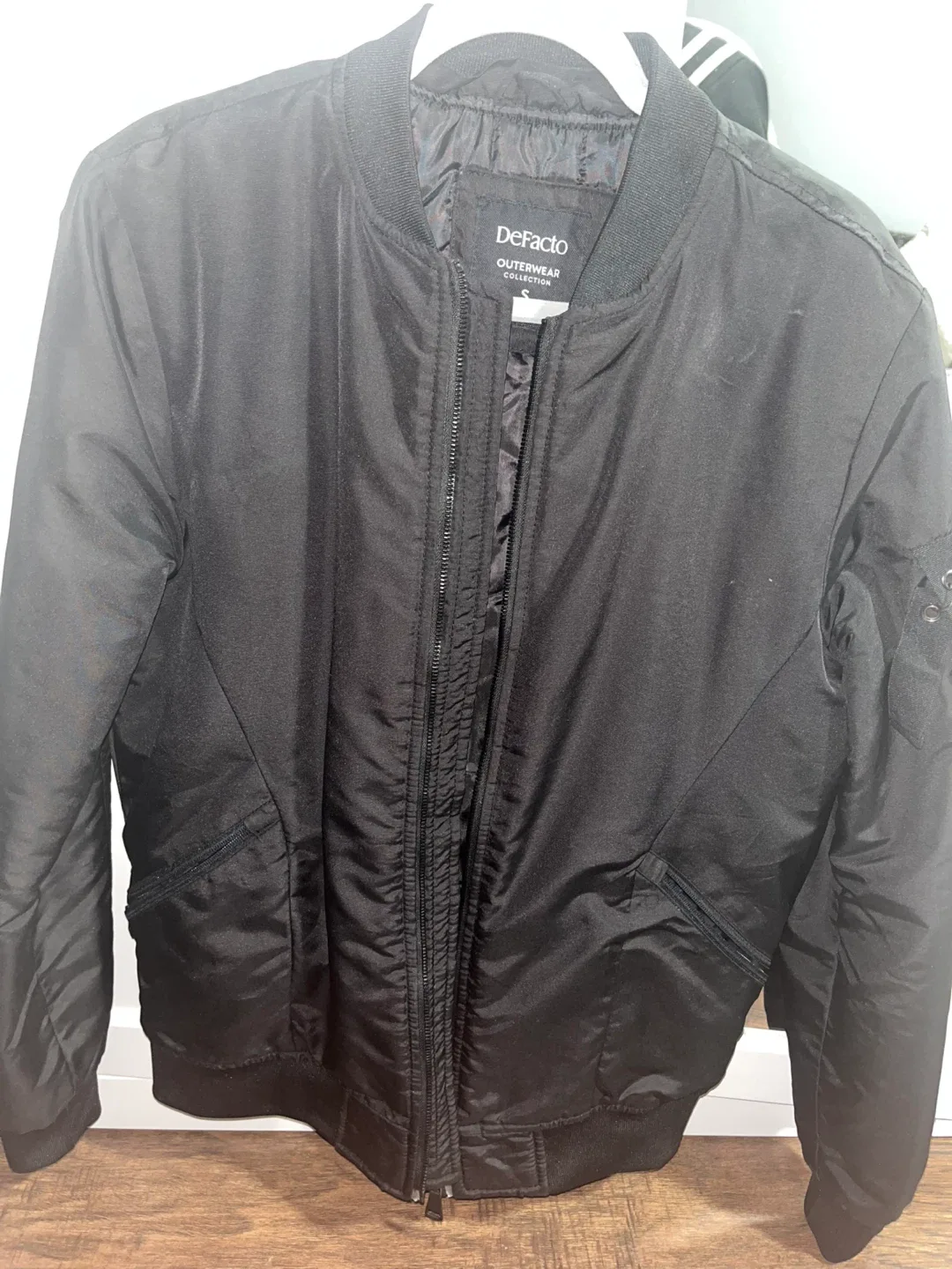 DeFacto Black Bomber Jacket Size S