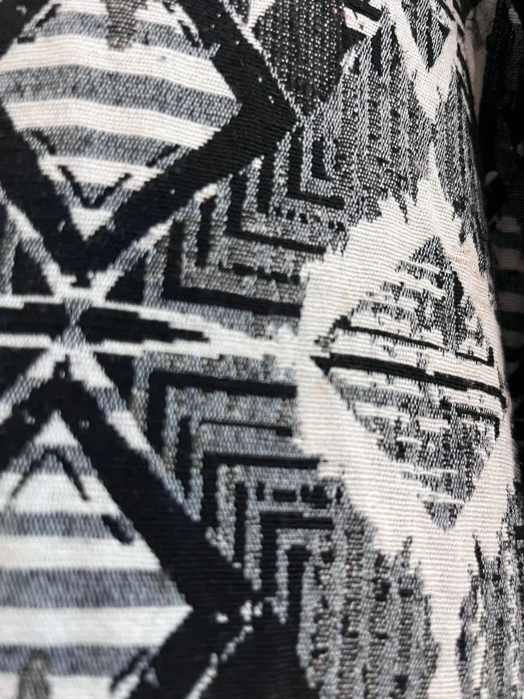 Skater Skirt – Black & Grey Geometric Pattern image indicator(3)