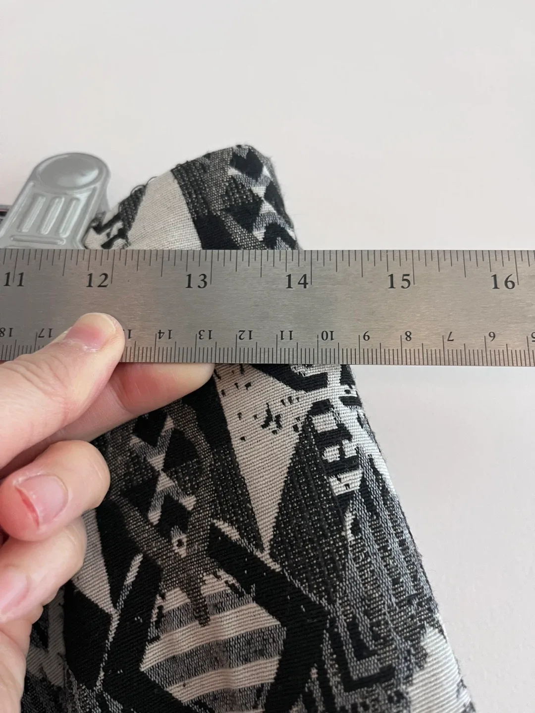 Skater Skirt – Black & Grey Geometric Pattern image indicator(5)