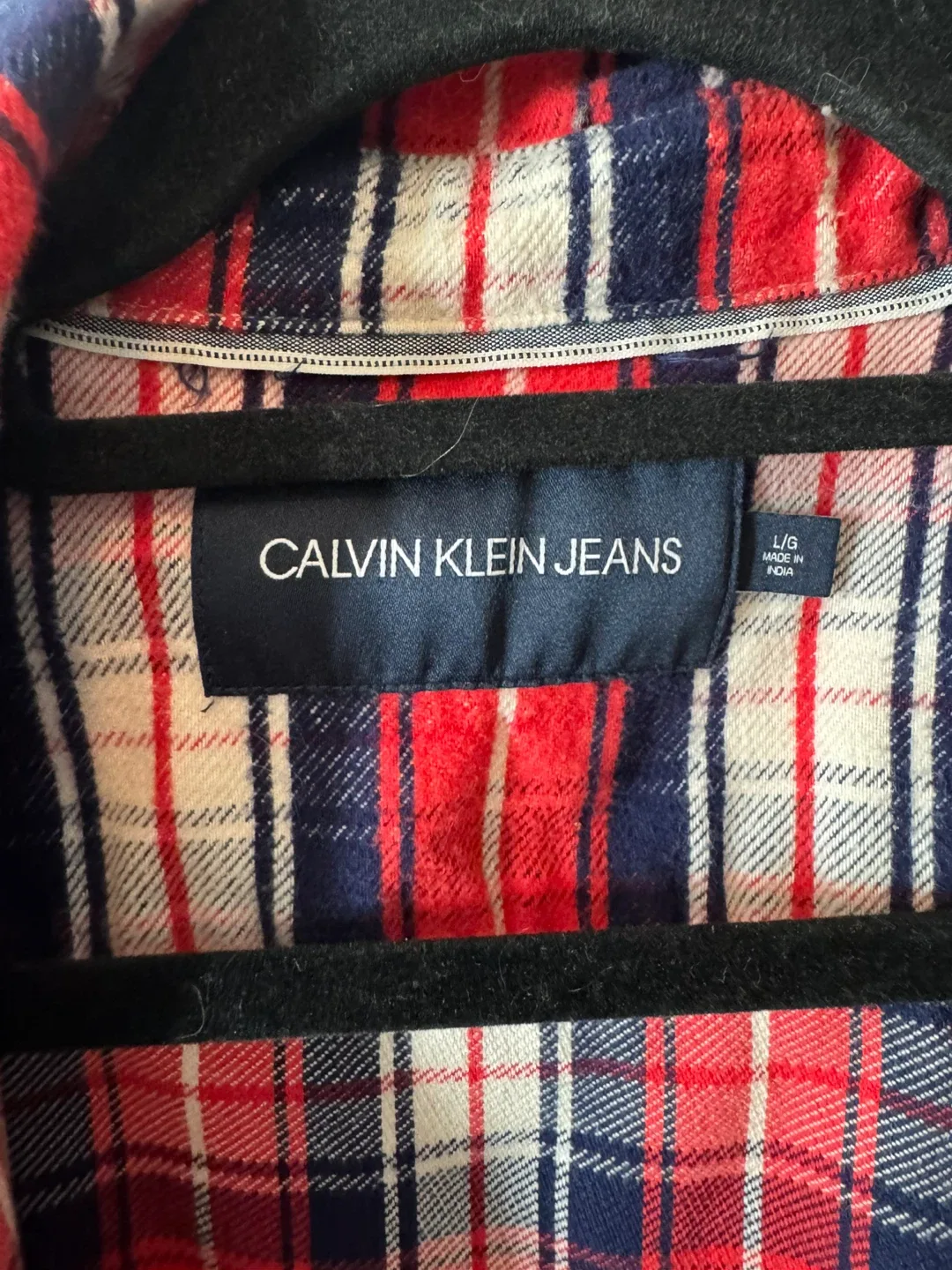 Calvin Klein Jeans Flannel Shirt - Size L image indicator(2)