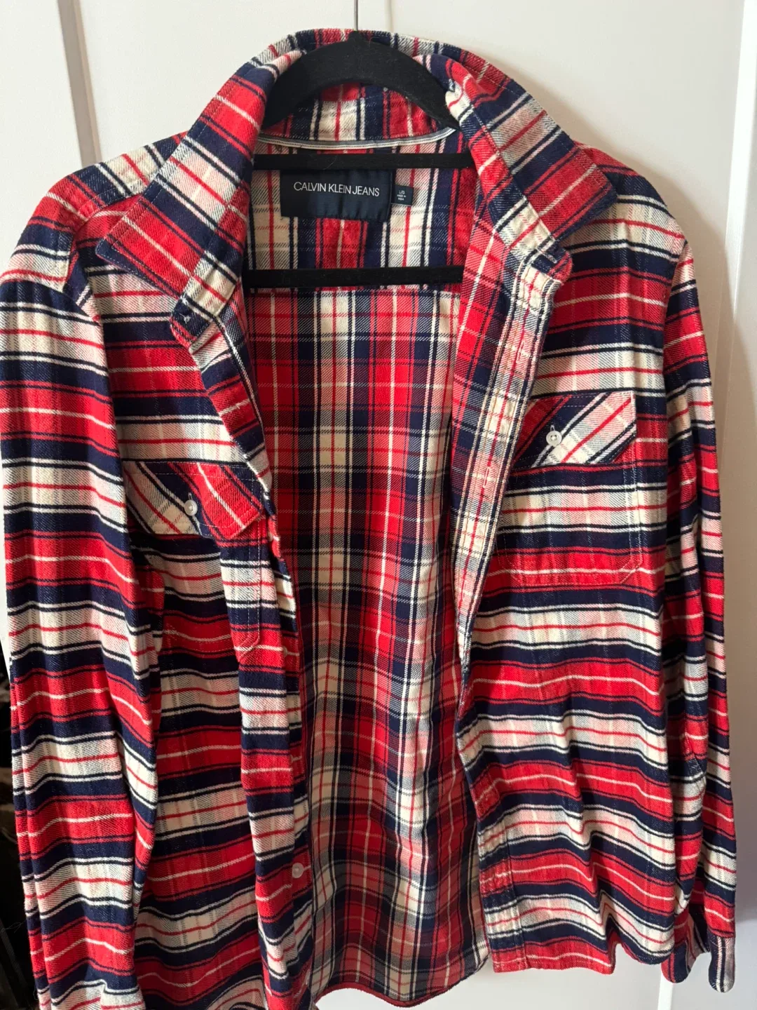Calvin Klein Jeans Flannel Shirt - Size L image indicator(3)