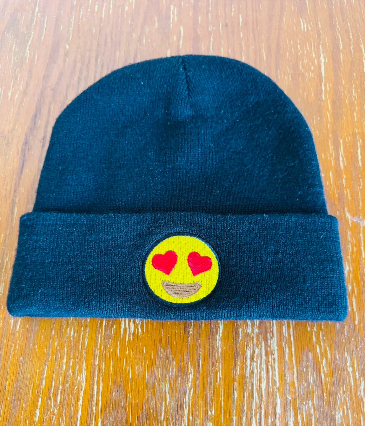Black Hat with Emoji Patch image indicator(2)