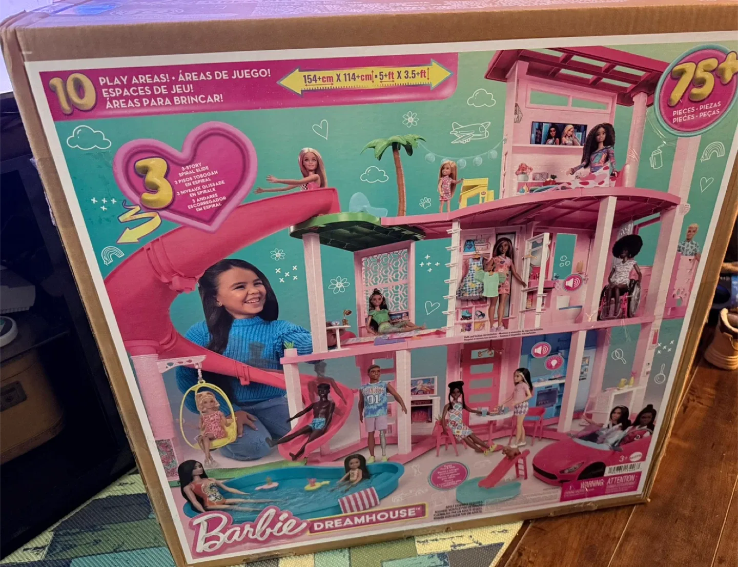 Brand new Barbie Dreamhouse Playset - 75+ Pieces!