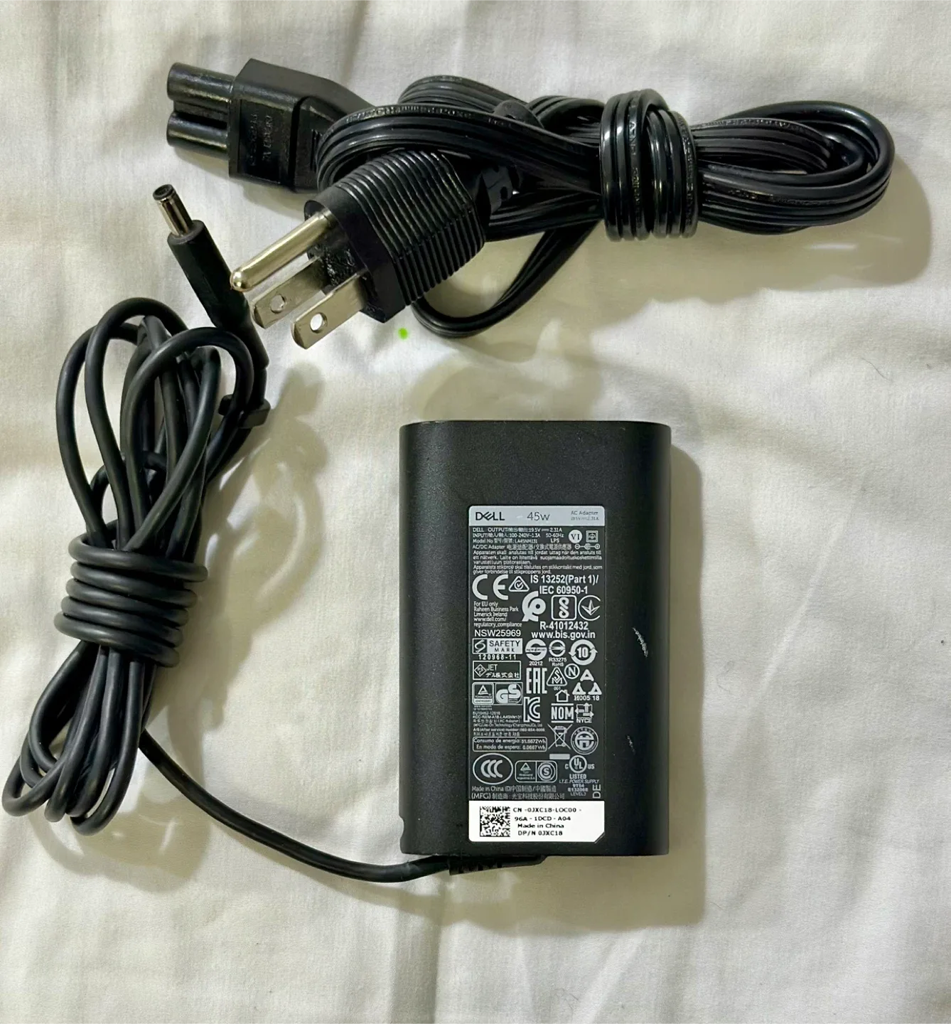 Dell 45W Laptop Charger