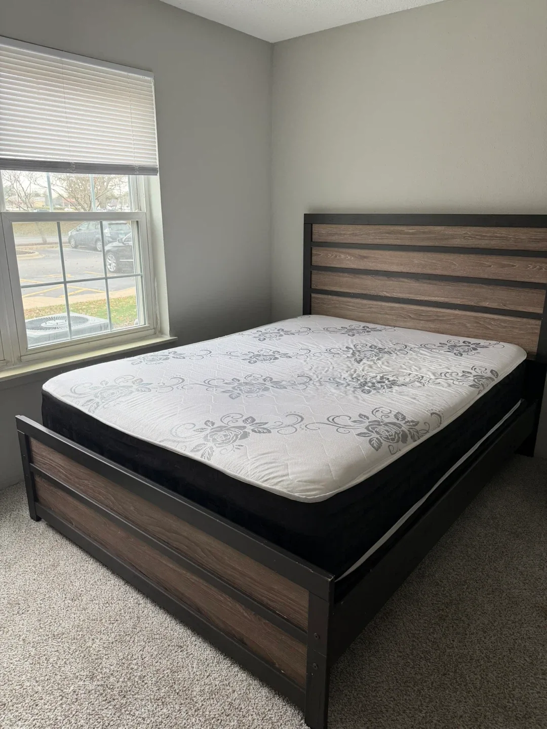 Bedroom Set (Dresser, Mirror, Bed Frame)