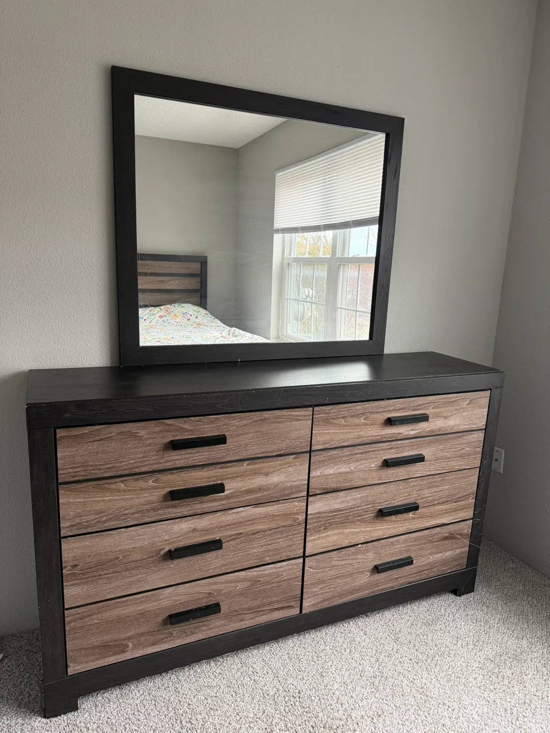 Bedroom Set (Dresser, Mirror, Bed Frame) image indicator(2)