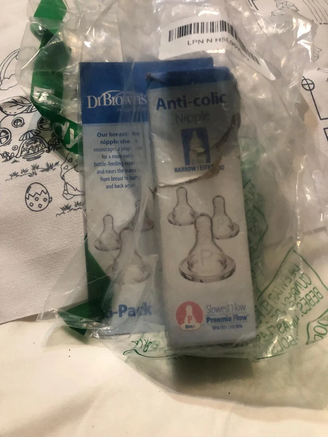 Dr. Brown's Anti-Colic Preemie Flow nipple (5 pack )