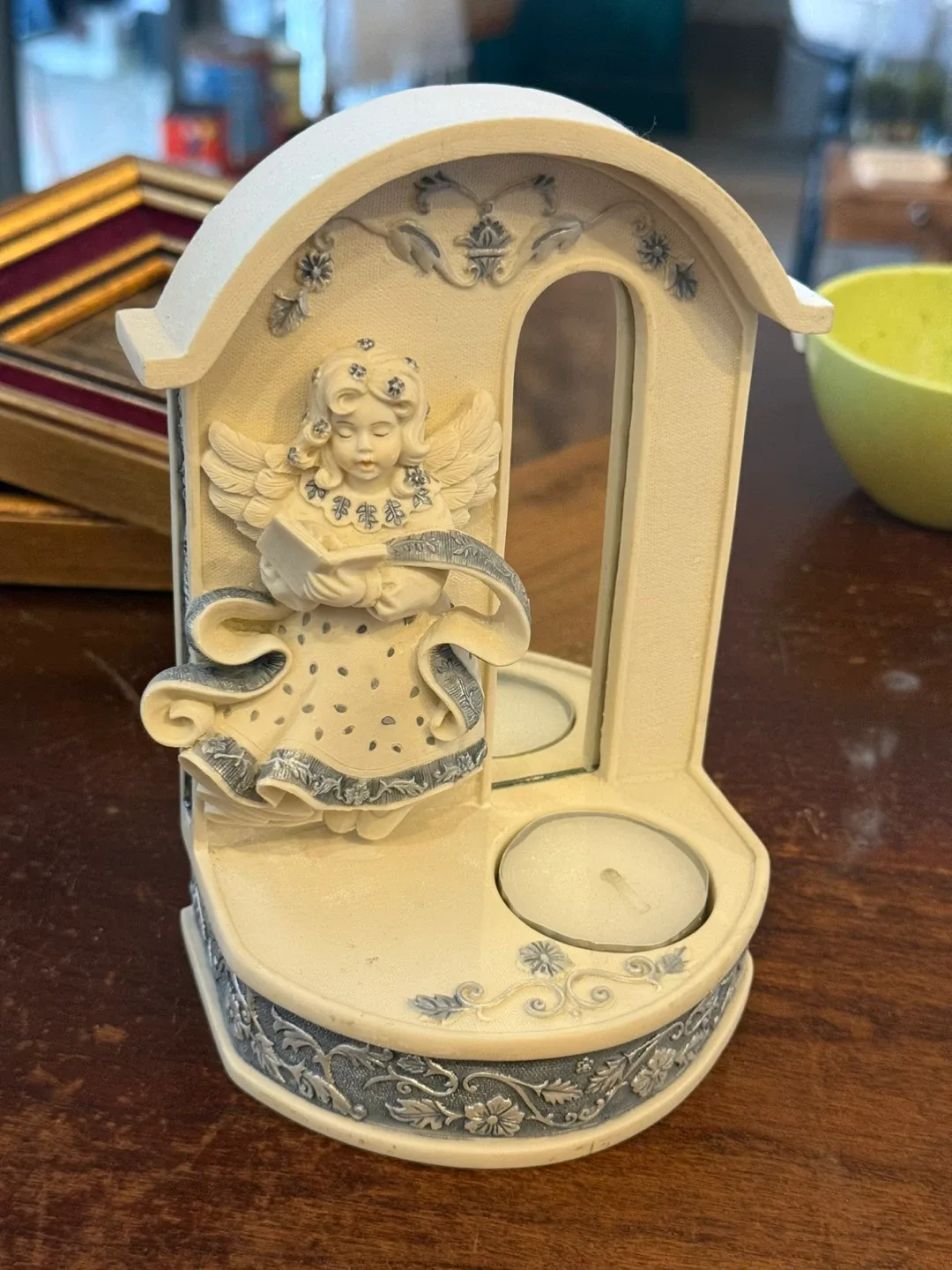 2000s Angel Candle Holder