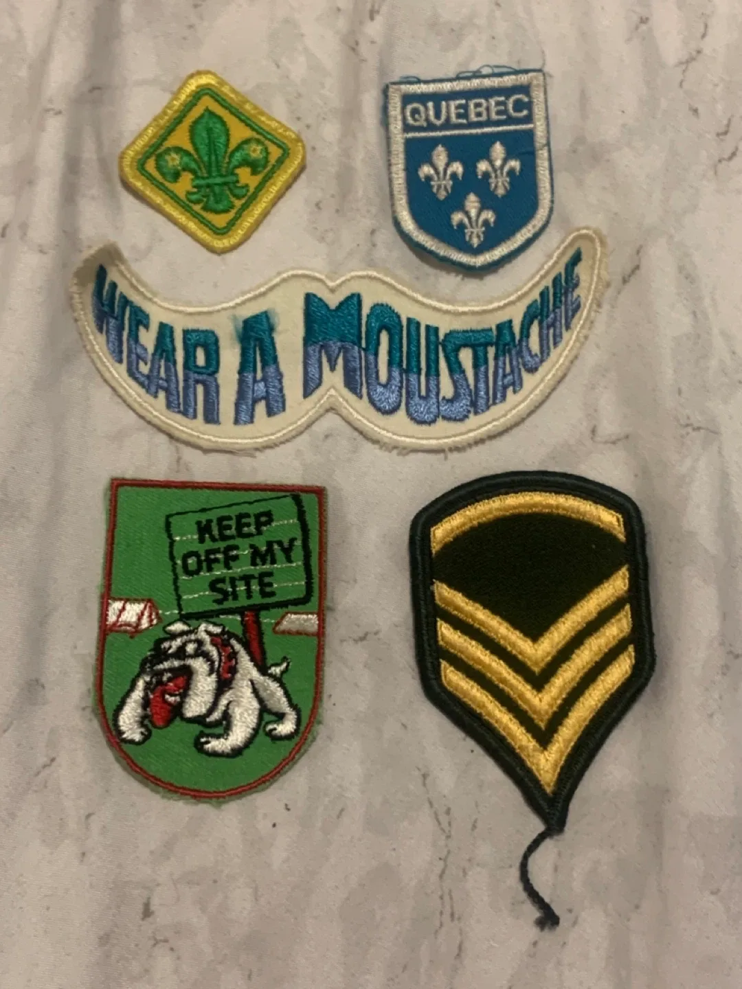 Vintage Patches - Quebec, Scouts, Bulldog