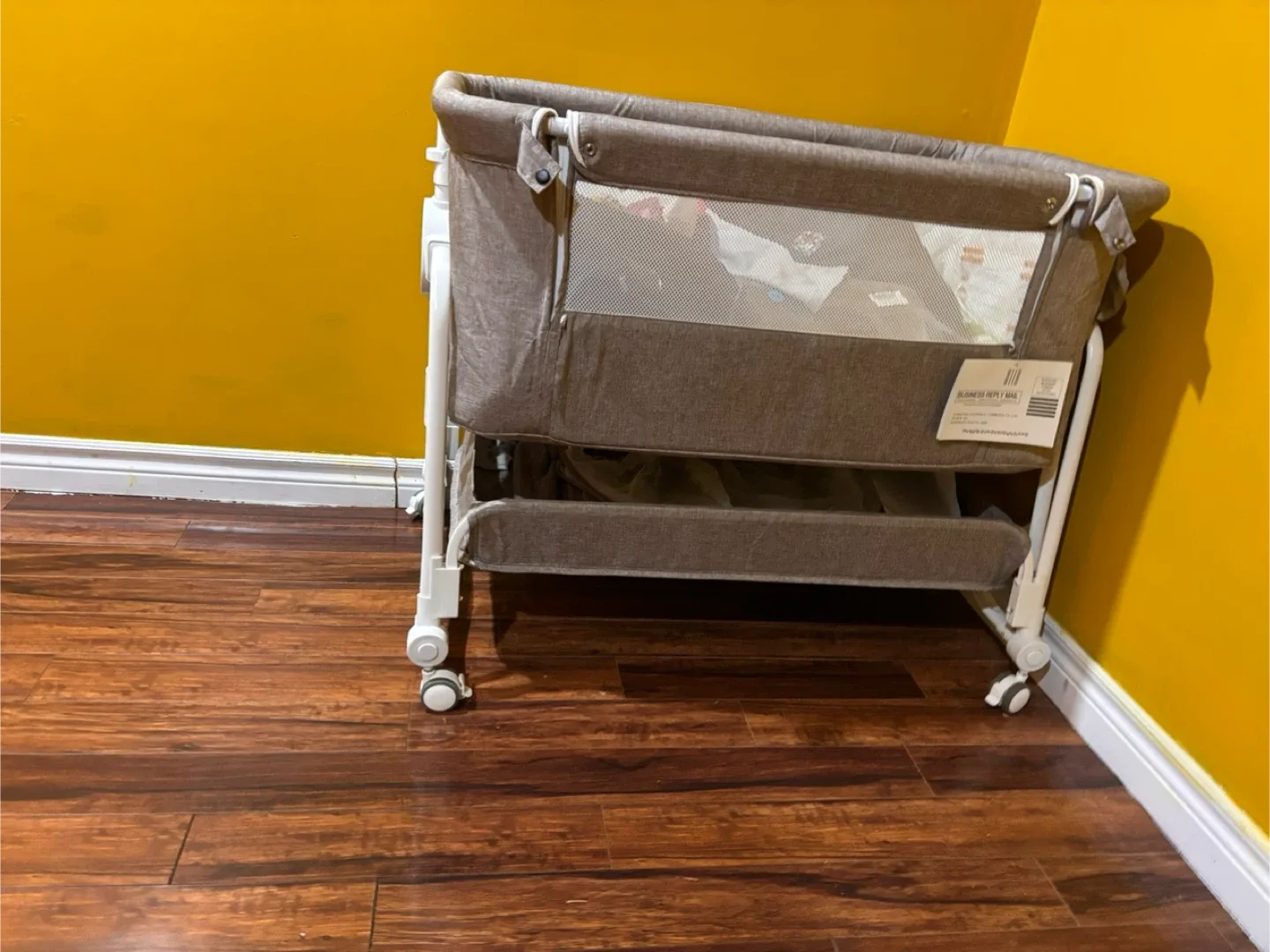 Brown Baby Bassinet