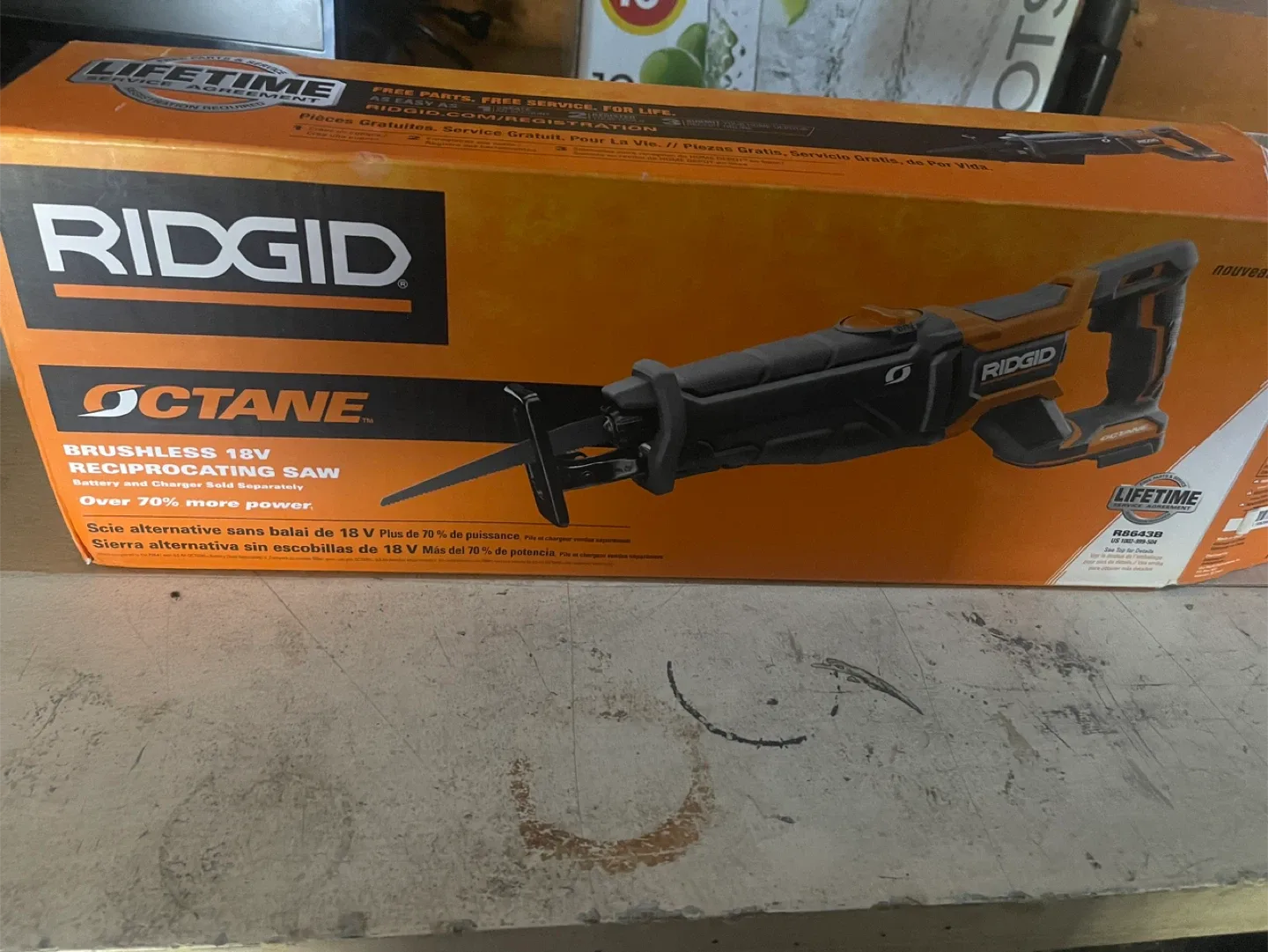 New Ridgid Octane Brushless 18V Reciprocating Saw image indicator(2)