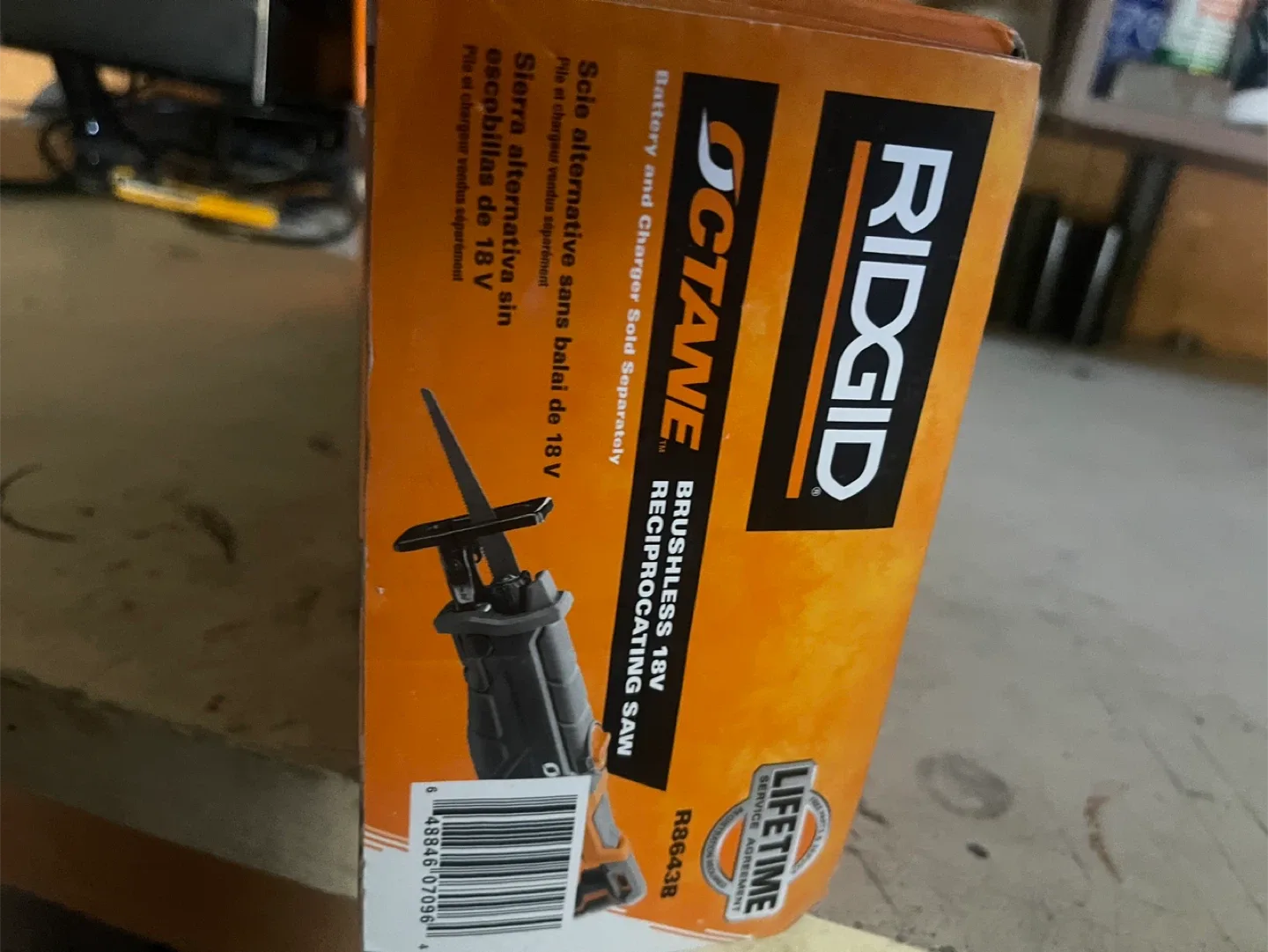 New Ridgid Octane Brushless 18V Reciprocating Saw image indicator(6)
