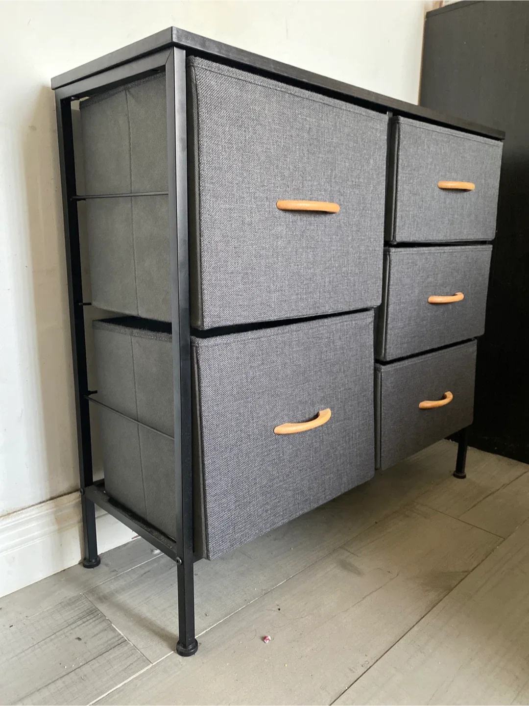 Modern 5-Drawer Fabric Dresser – Great for Everyday Storage! image indicator(8)