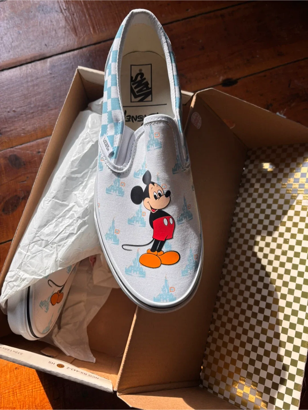 Vans Disney Mickey Mouse Slip-Ons - Size 10 (New)
