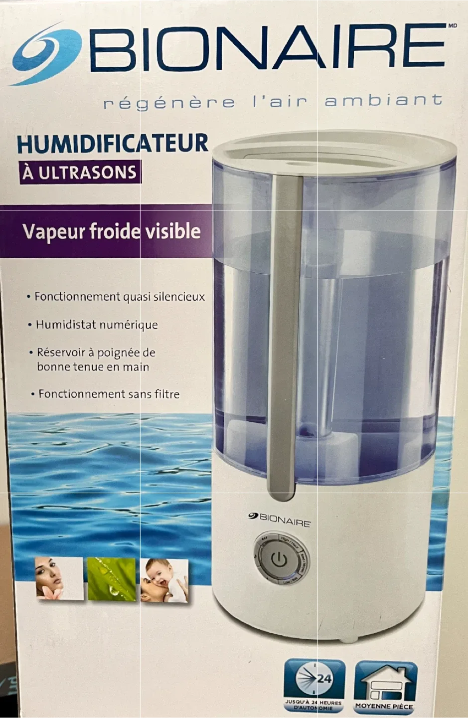 Bionaire Ultrasonic Humidifier - Visible Cool Mist