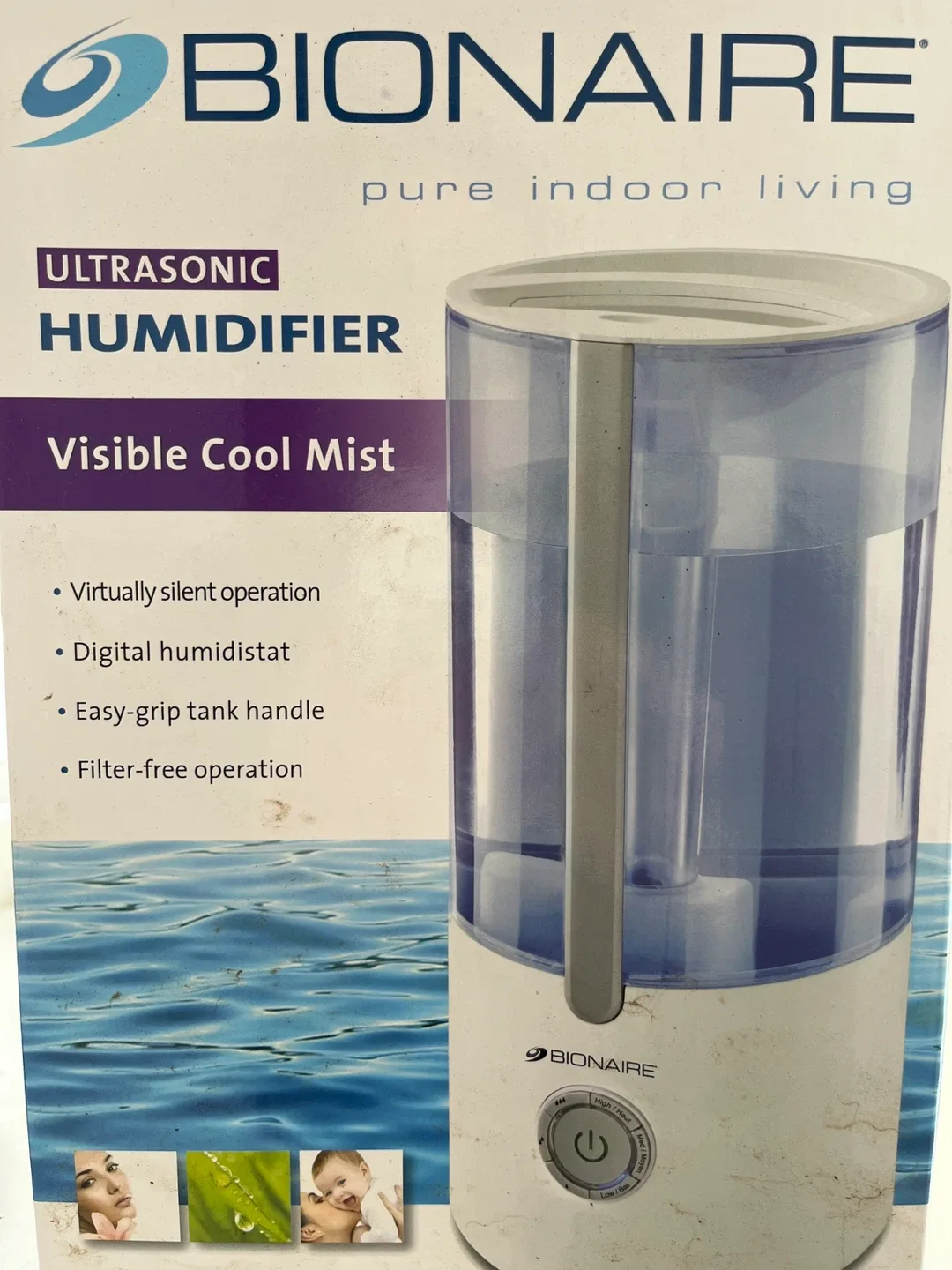 Bionaire Ultrasonic Humidifier - Visible Cool Mist image indicator(5)