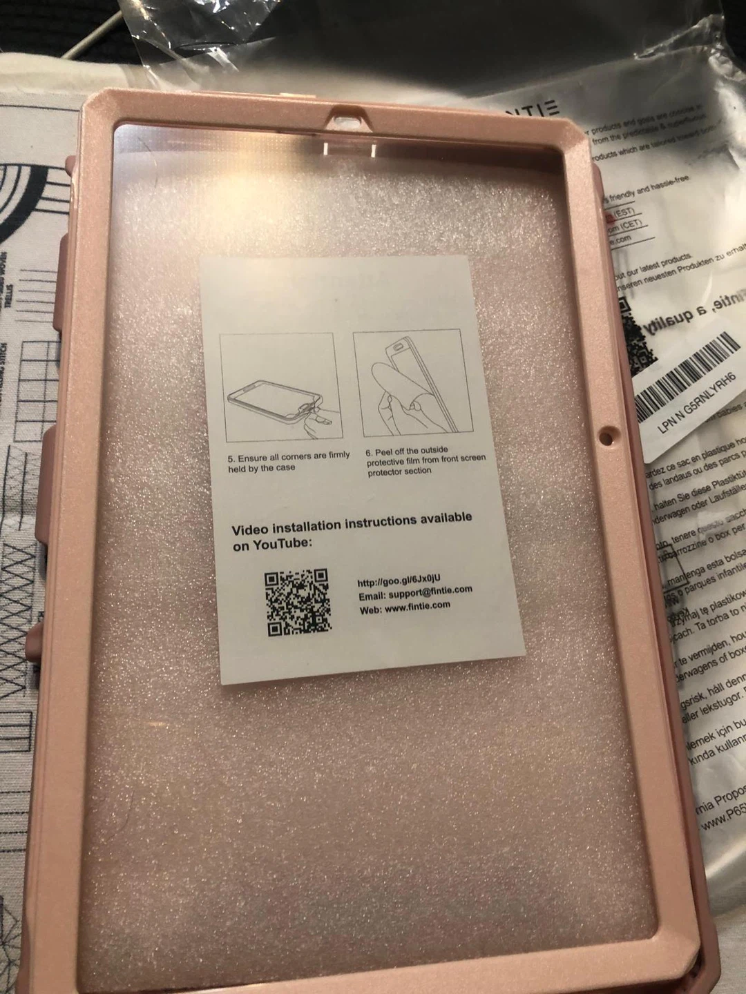 pink  tablet cover  Case - New!