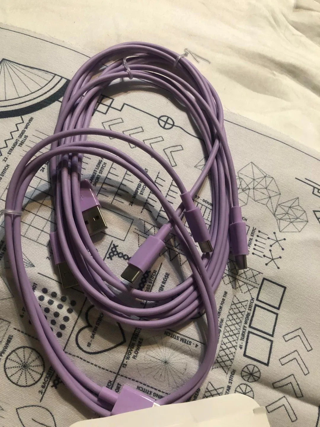 New Premium Charging Cable - Purple image indicator(2)
