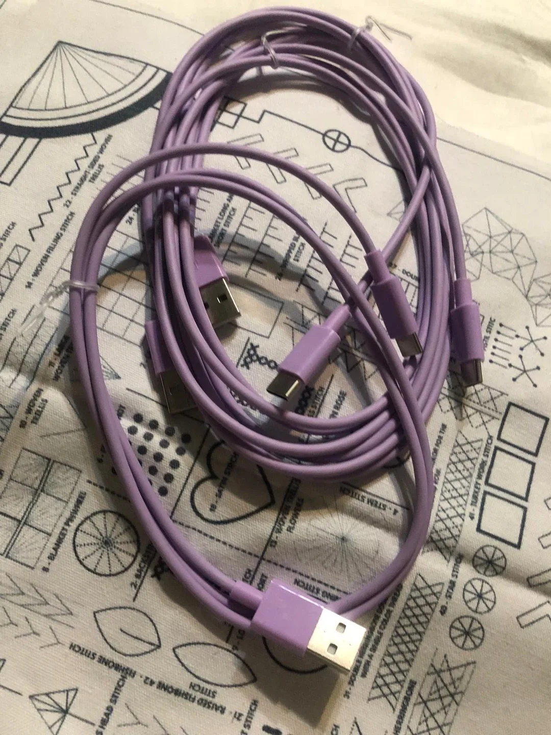 New Premium Charging Cable - Purple