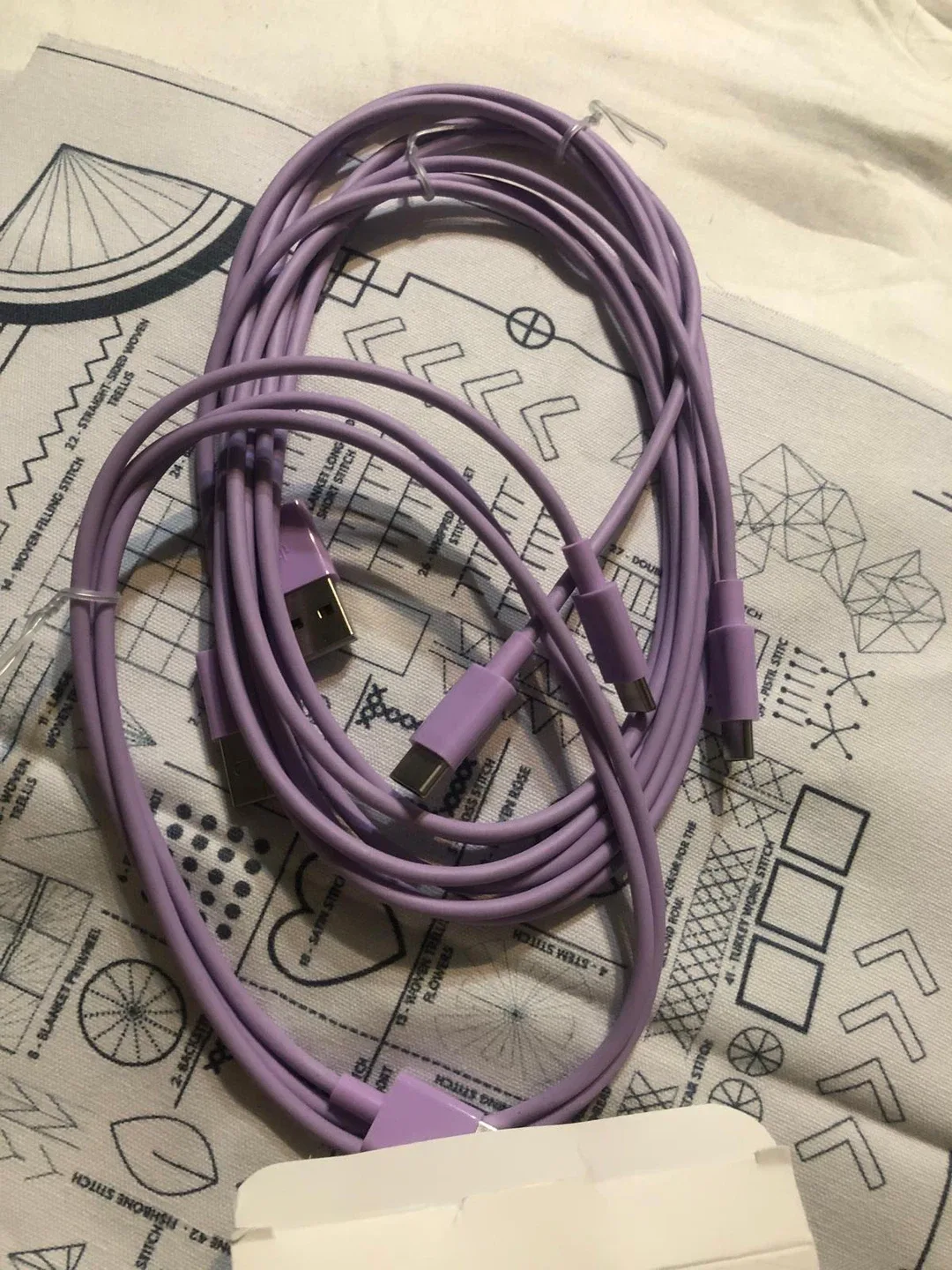 New Premium Charging Cable - Purple image indicator(4)
