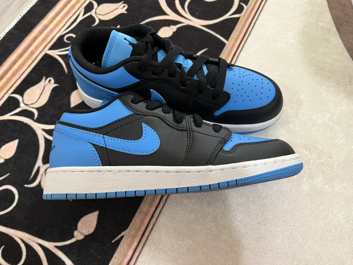 Nike Air Jordan 1 Low Black/Sky Blue