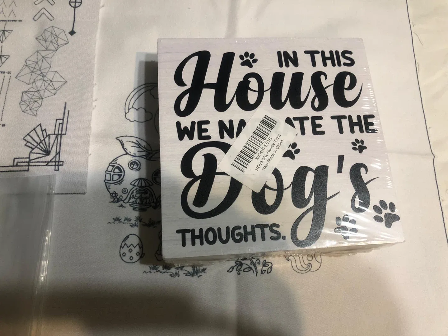 New 'In This House We Narrate The Dog's Thoughts' Sign image indicator(5)