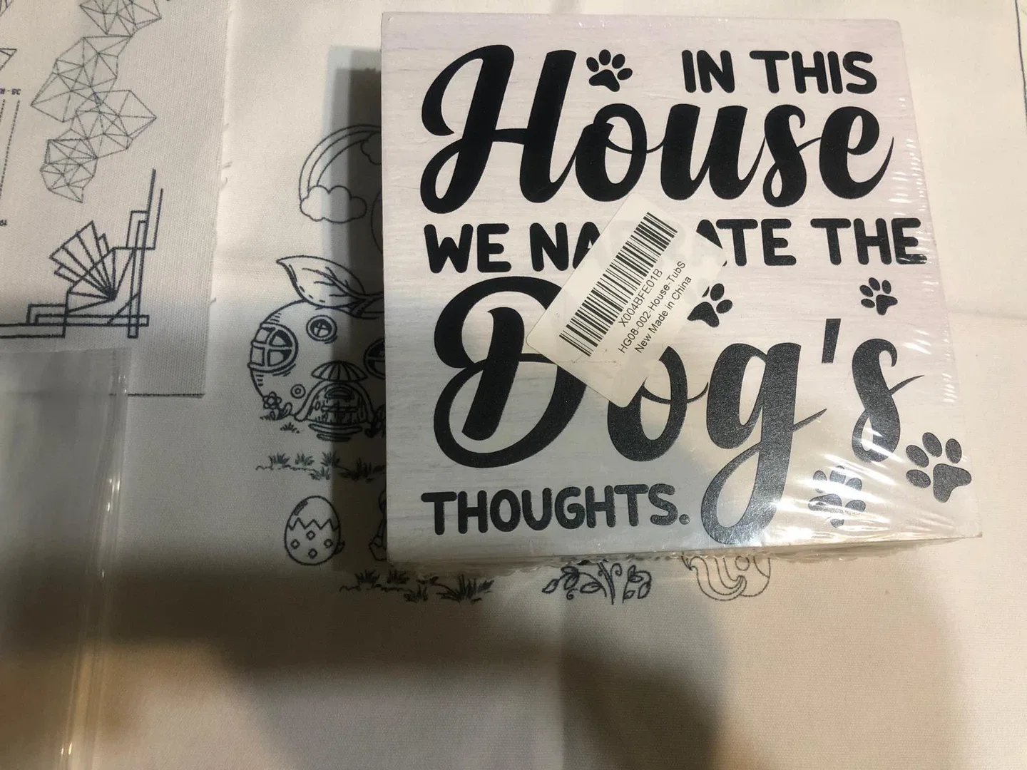 New 'In This House We Narrate The Dog's Thoughts' Sign image indicator(3)