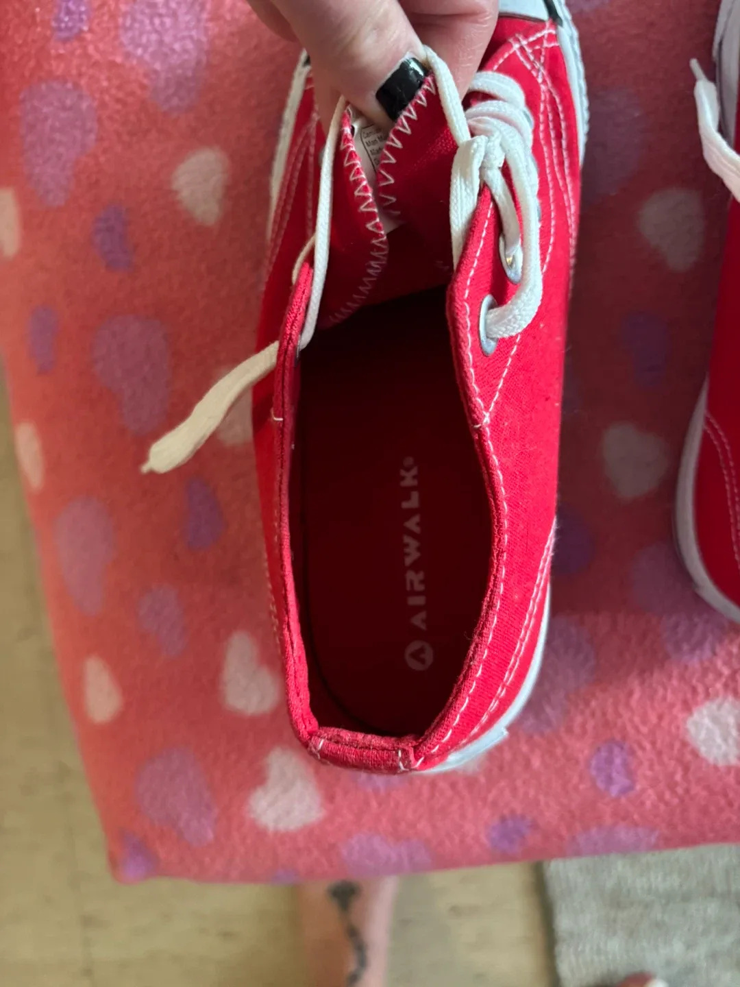 Airwalk Red Canvas Sneakers image indicator(3)