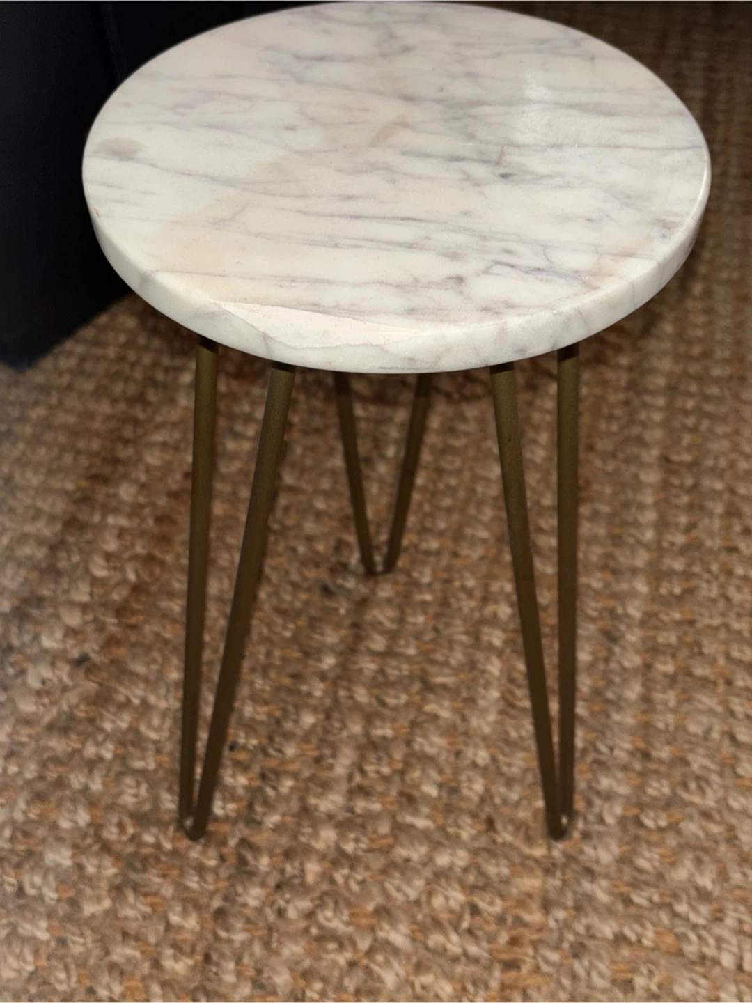 Marble Top Accent Table