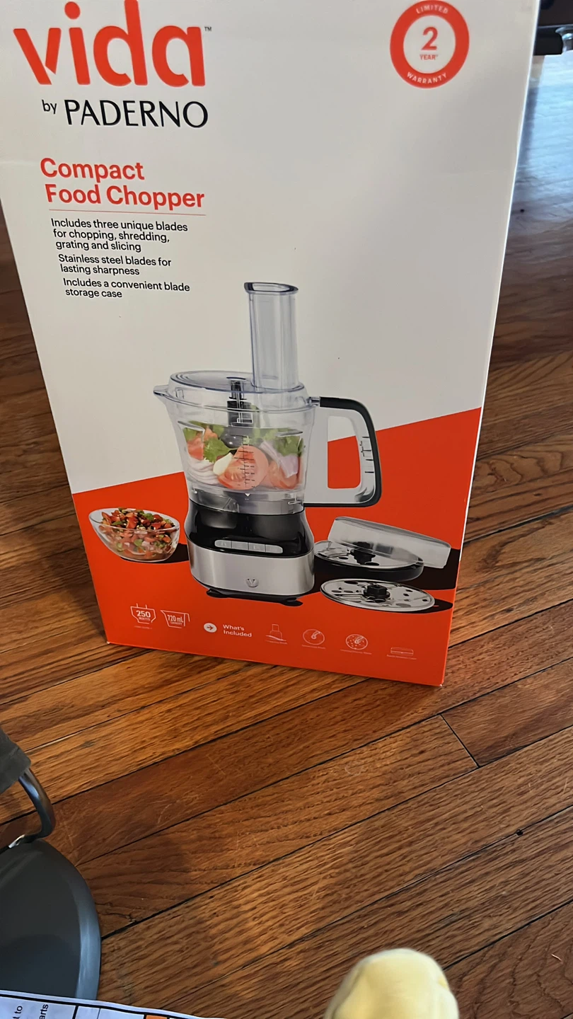 Vida by Paderno Compact Food Chopper - New in Box!