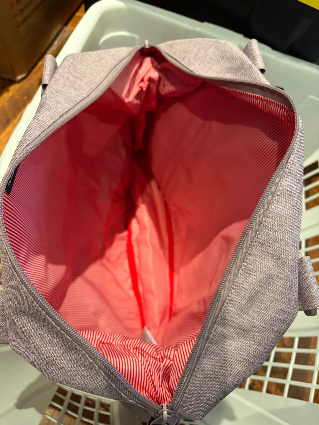 Herschel Novel Duffle Bag - Lilac Crosshatch - photo 2